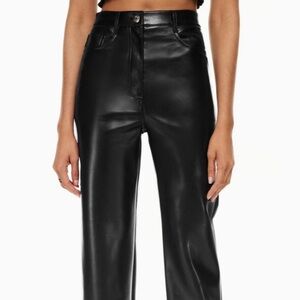 ARTIZIA Melina leather pant size 2